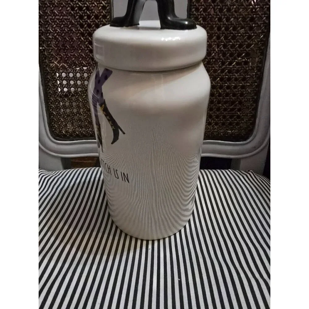 NWT Rae Dunn Halloween The Witch is In Canister